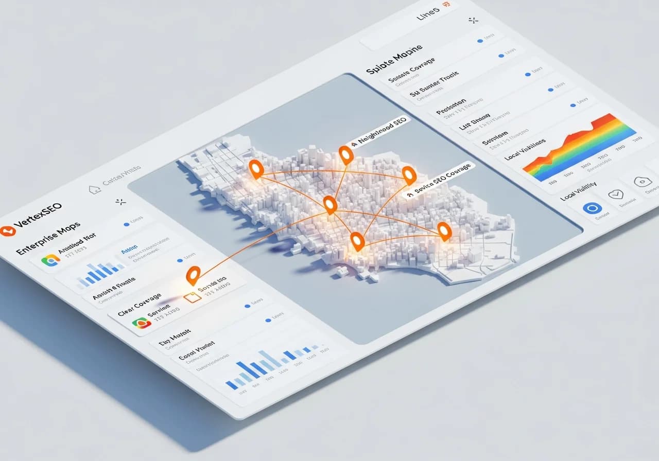 Los Angeles HVAC SEO Service Areas - Neighborhood Coverage Map for Local Search Optimization