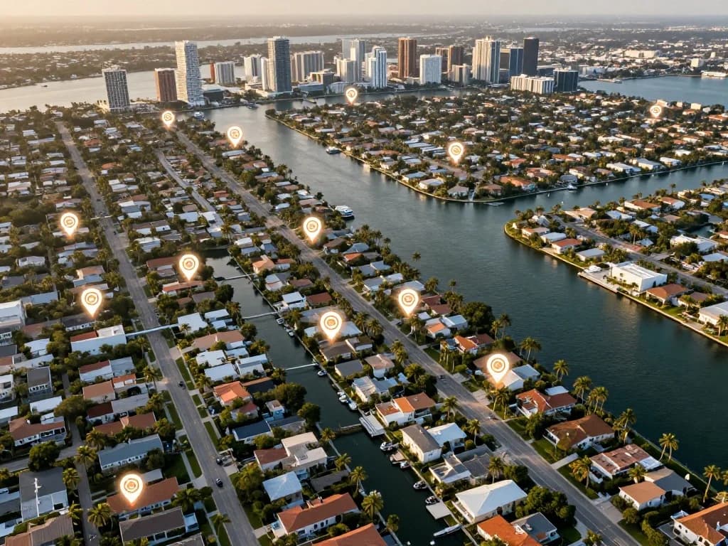 Miami Plumbing SEO Service Areas - Neighborhood Coverage Map for Local Search Optimization