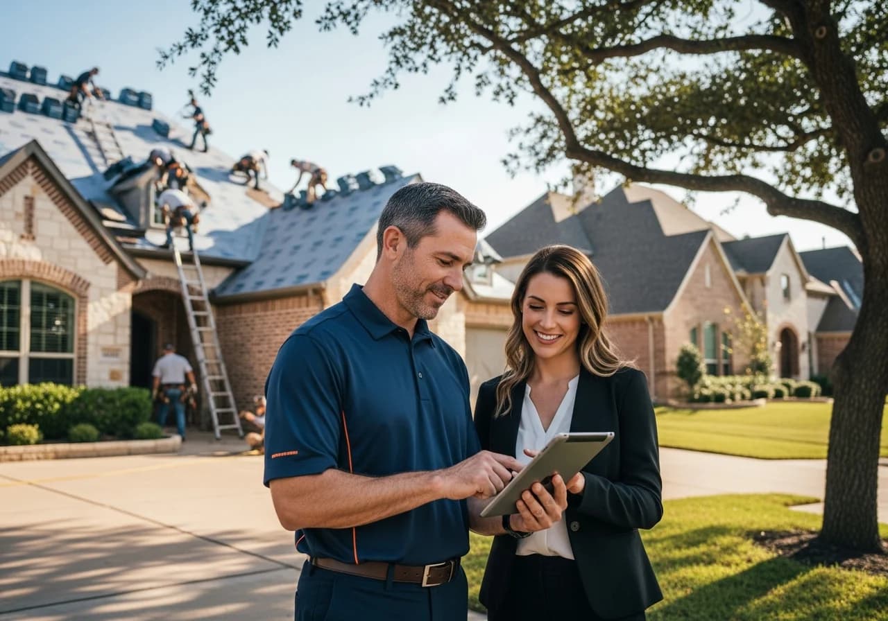 Dallas Roofing SEO Service Areas - Neighborhood Coverage Map for Local Search Optimization